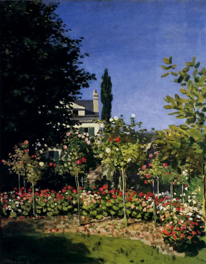 Monet: Garden In Flower At Sainte Adresse