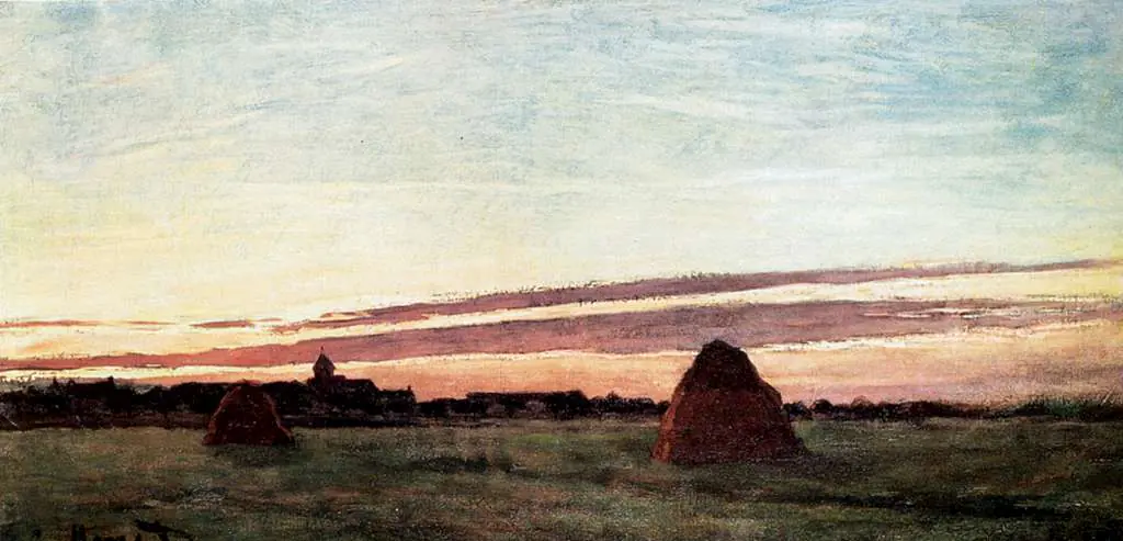 Monet: Haystacks At Chailly 1865