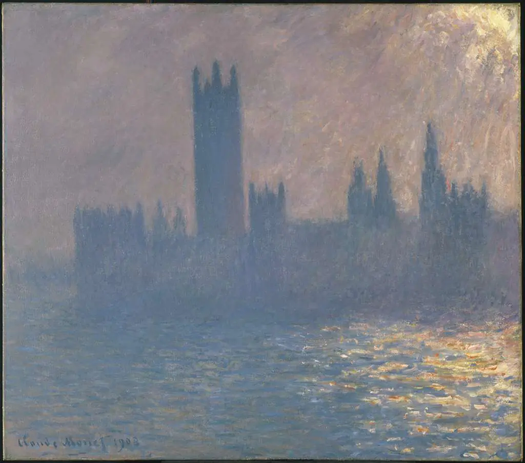 Monet: Houses Of Parliament Sunlight Effect