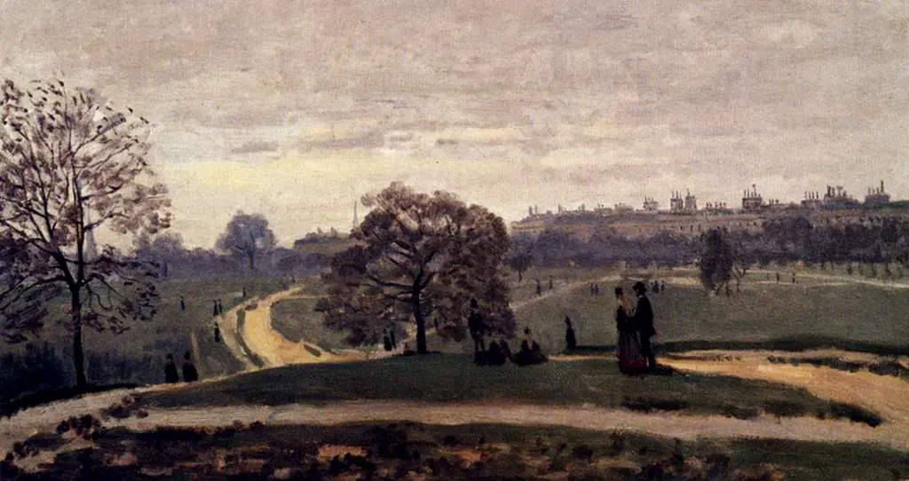 Monet: Hyde Park London 1871