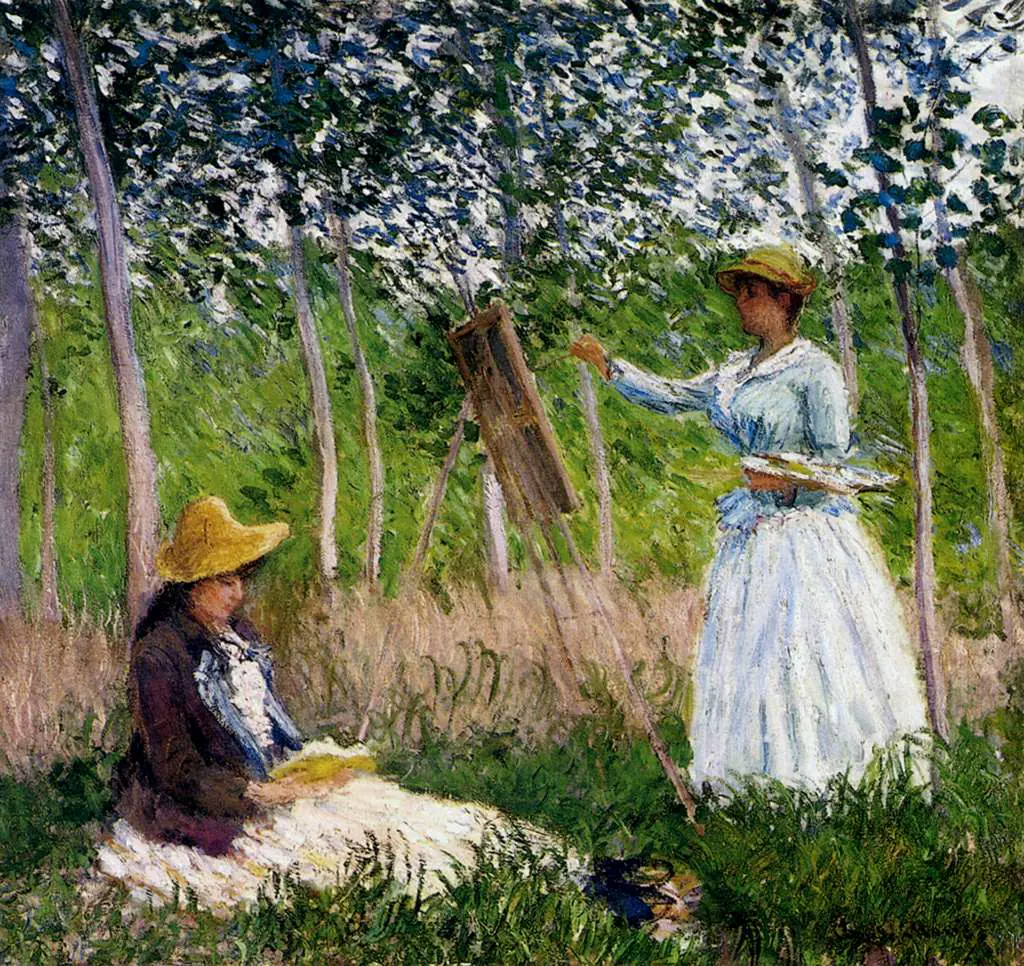 Monet: In The Woods At Giverny Blanche Hoschede
