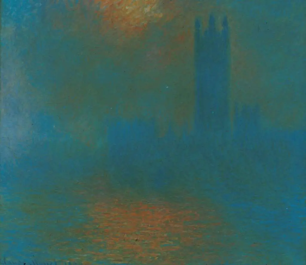Monet: London The Government The Sun Is Breaking Through The Fog