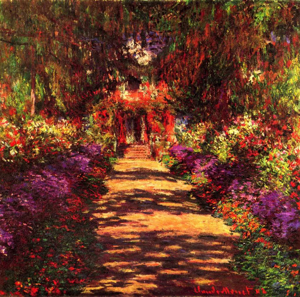 Monet: Path In Monets Garden In Giverny