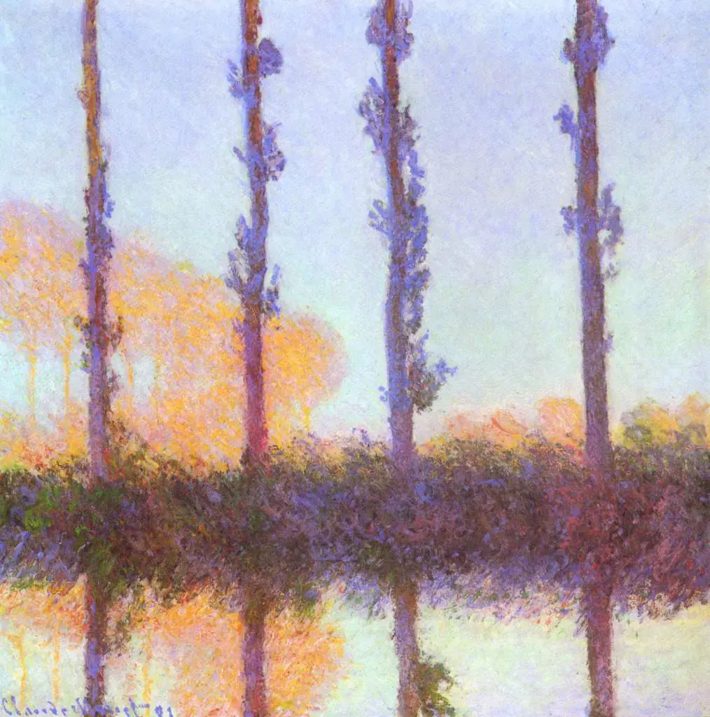 Monet: Poplars2
