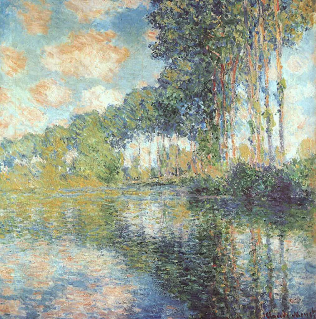 Monet: Poplars On The Epte
