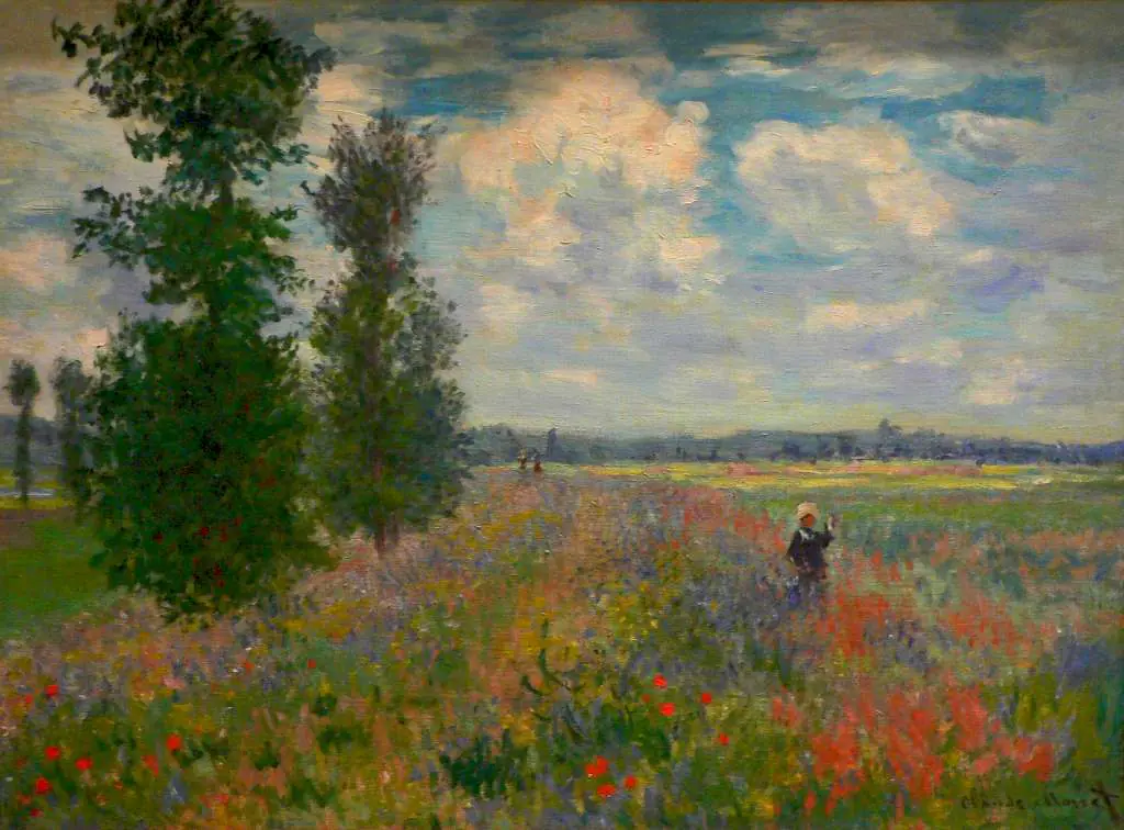 Monet: Poppy Field Argenteuil