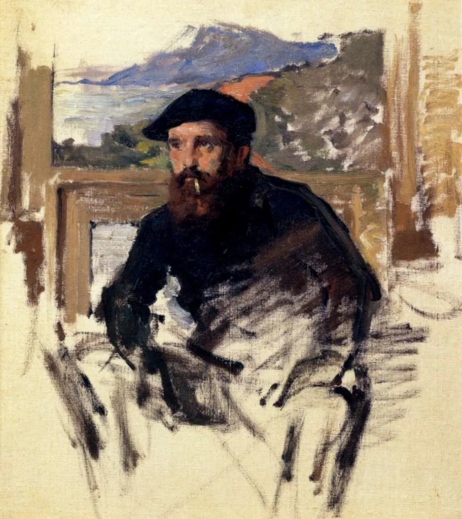 Monet: Self Portrait In His Atelier