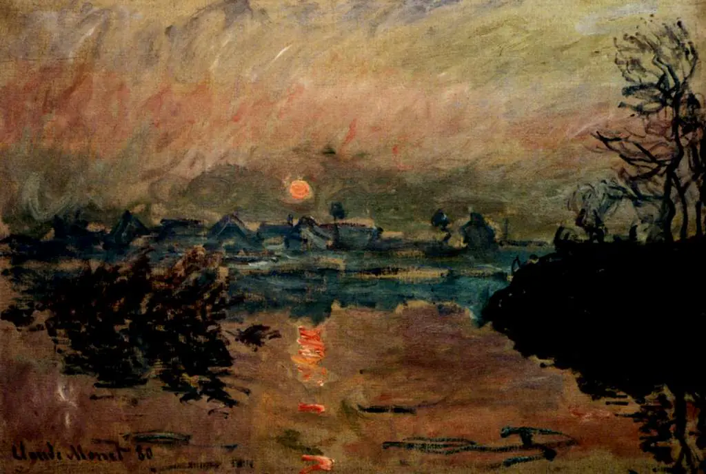 Monet: Sunset