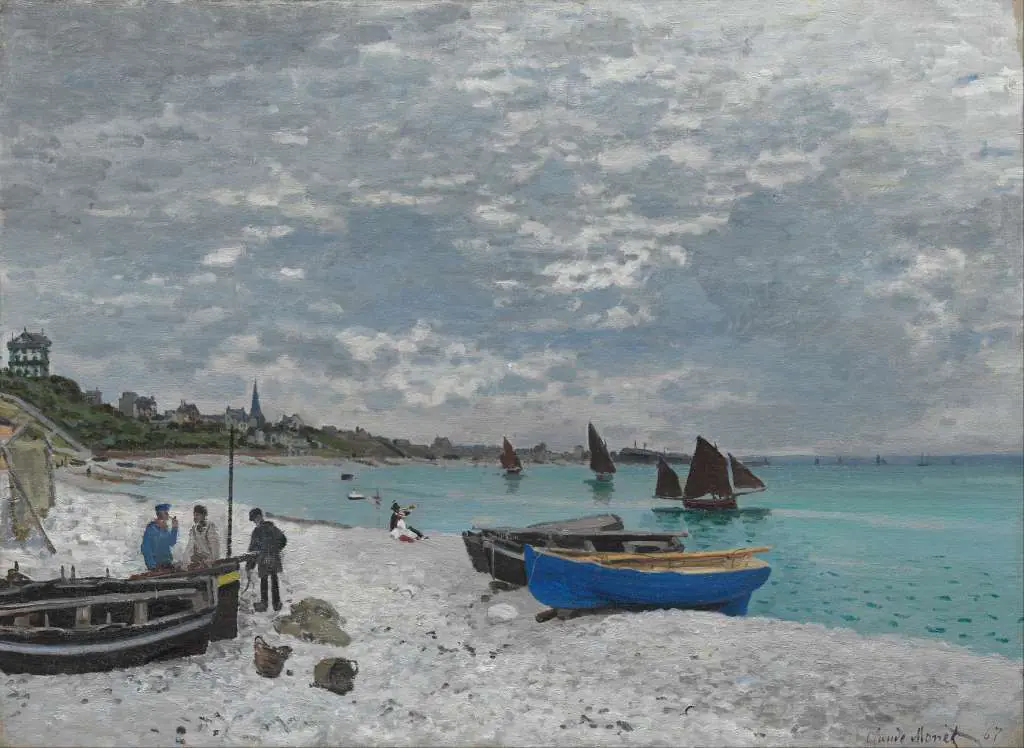 Monet: The Beach At Sainte-adresse