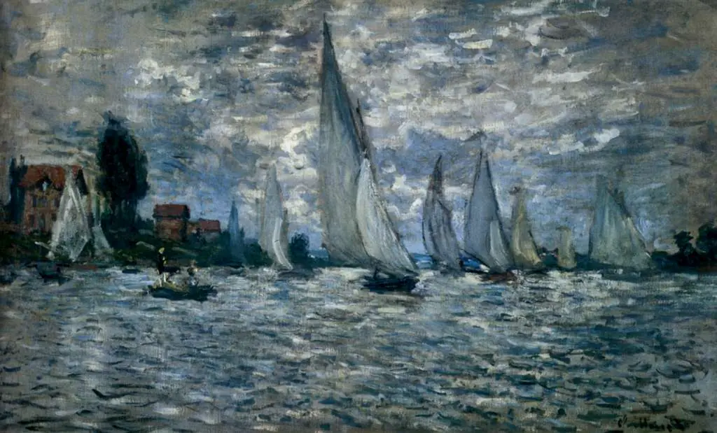 Monet: The Boats Regatta At Argenteuil