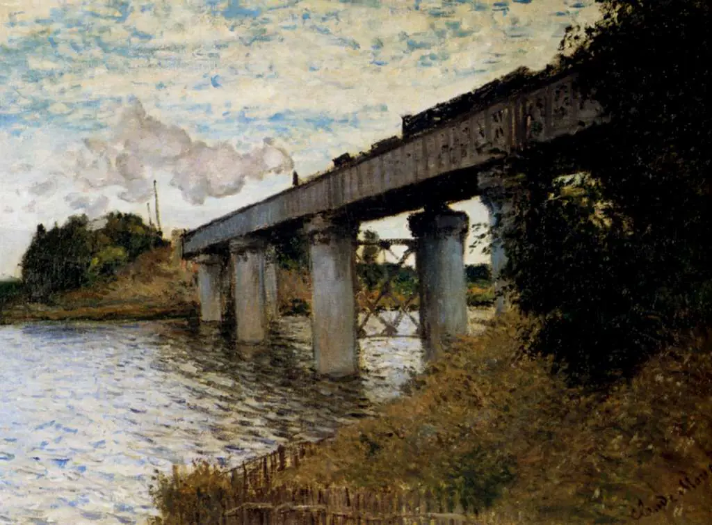 Monet: The Railway Bridge At Argenteuil