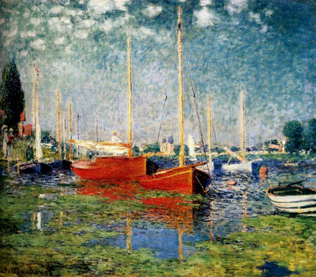 Monet: The Red Boats Argenteuil