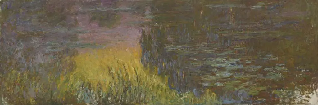 Monet: The Water Lilies-setting Sun