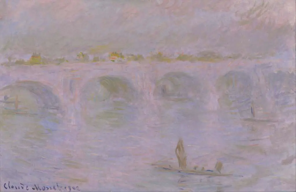 Monet: Waterloo Bridge In London