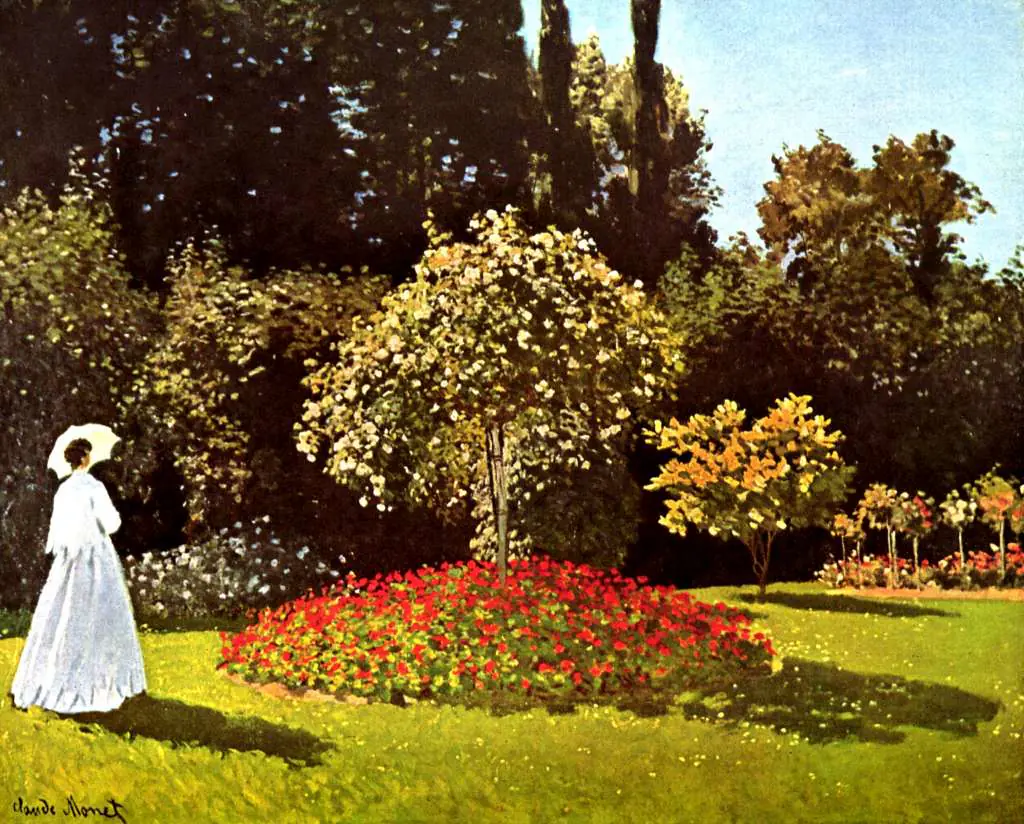 Monet: Woman In The Garden