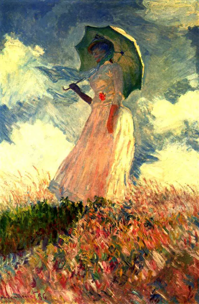 Monet: Woman With Sunshade