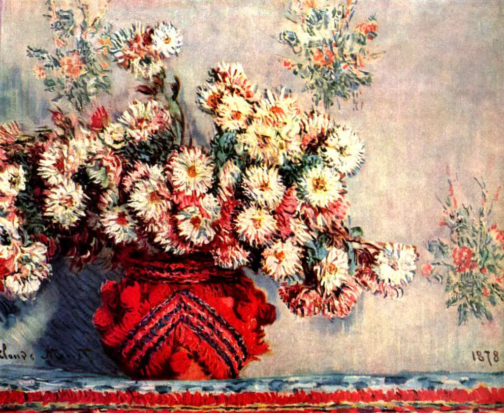 Monet: Still Life Chrysanthemums