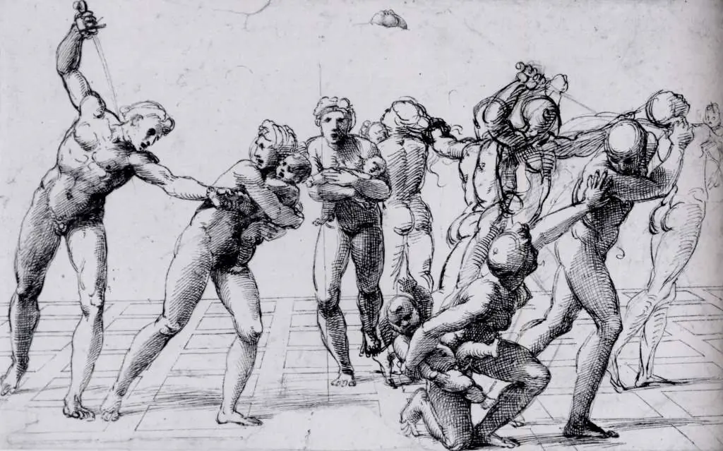 Raphael: Fighting Scene2