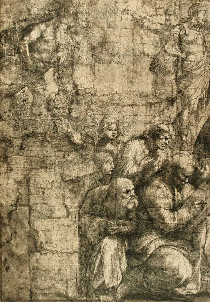 Raphael: Group Left Of Pythagoras