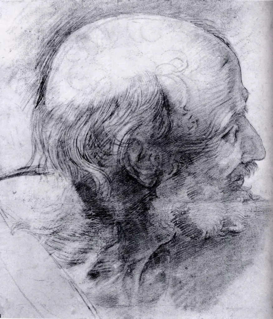 Raphael: Head Of An Apostle2