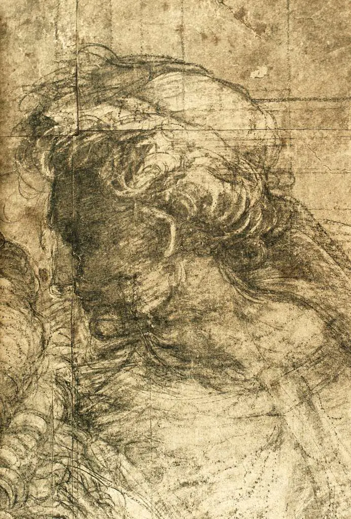 Raphael: Head Of Man Near Aristotle