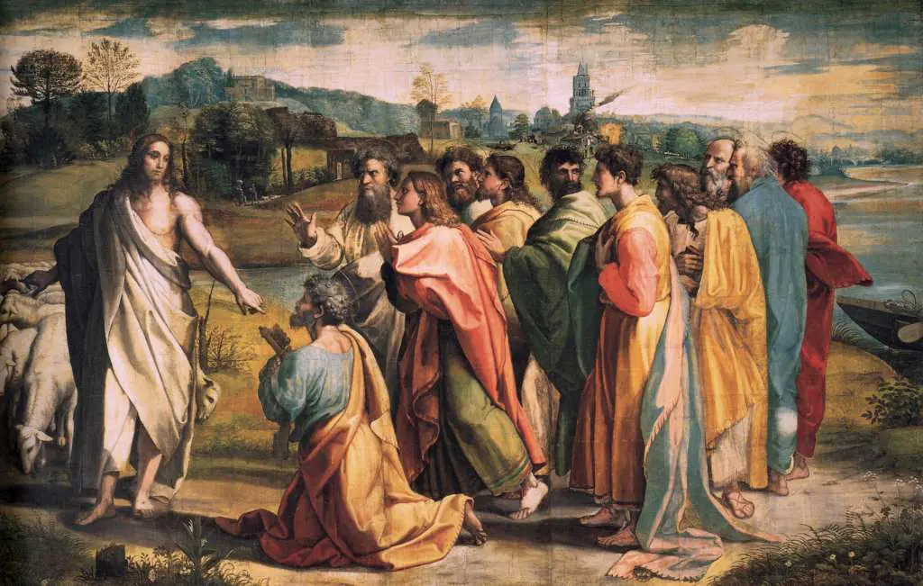 Raphael: Jesus And Sheep