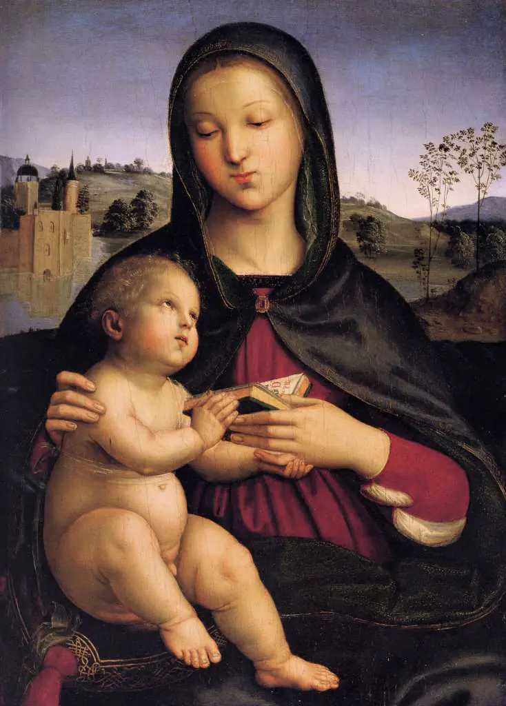 Raphael: Madonna With Child And A Book