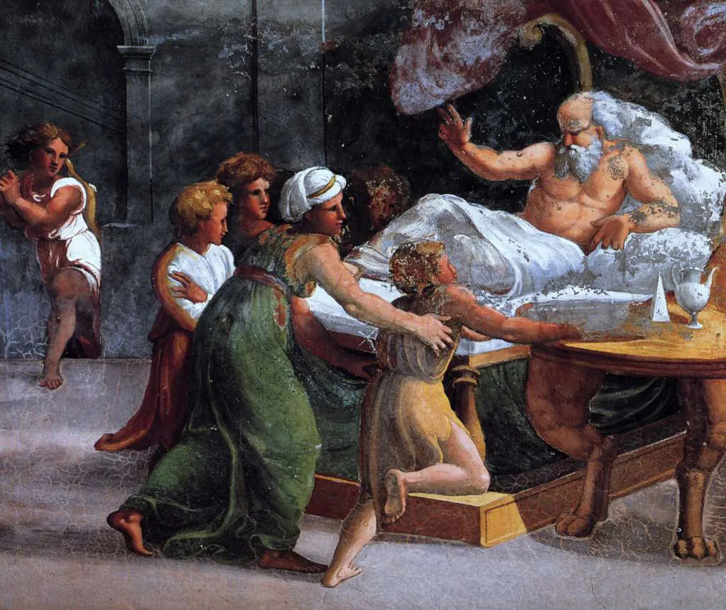 Raphael: Old Man In Bed2