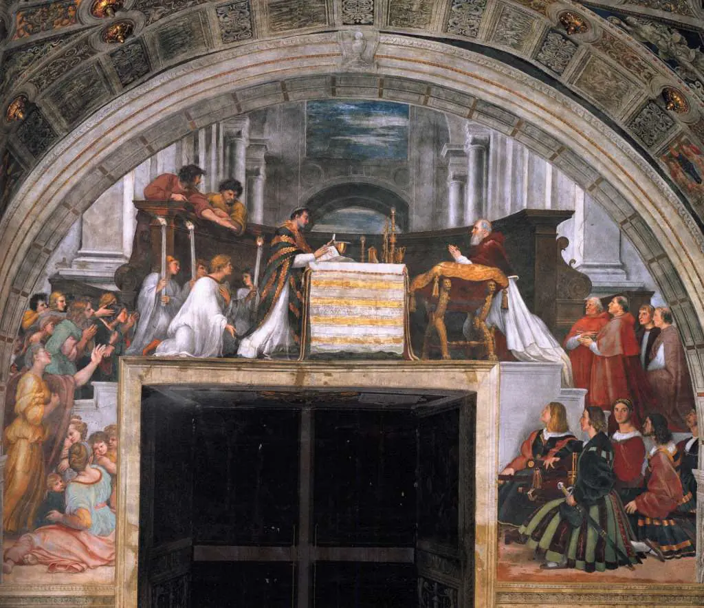 Raphael: Pope Leo X With Cardinals2