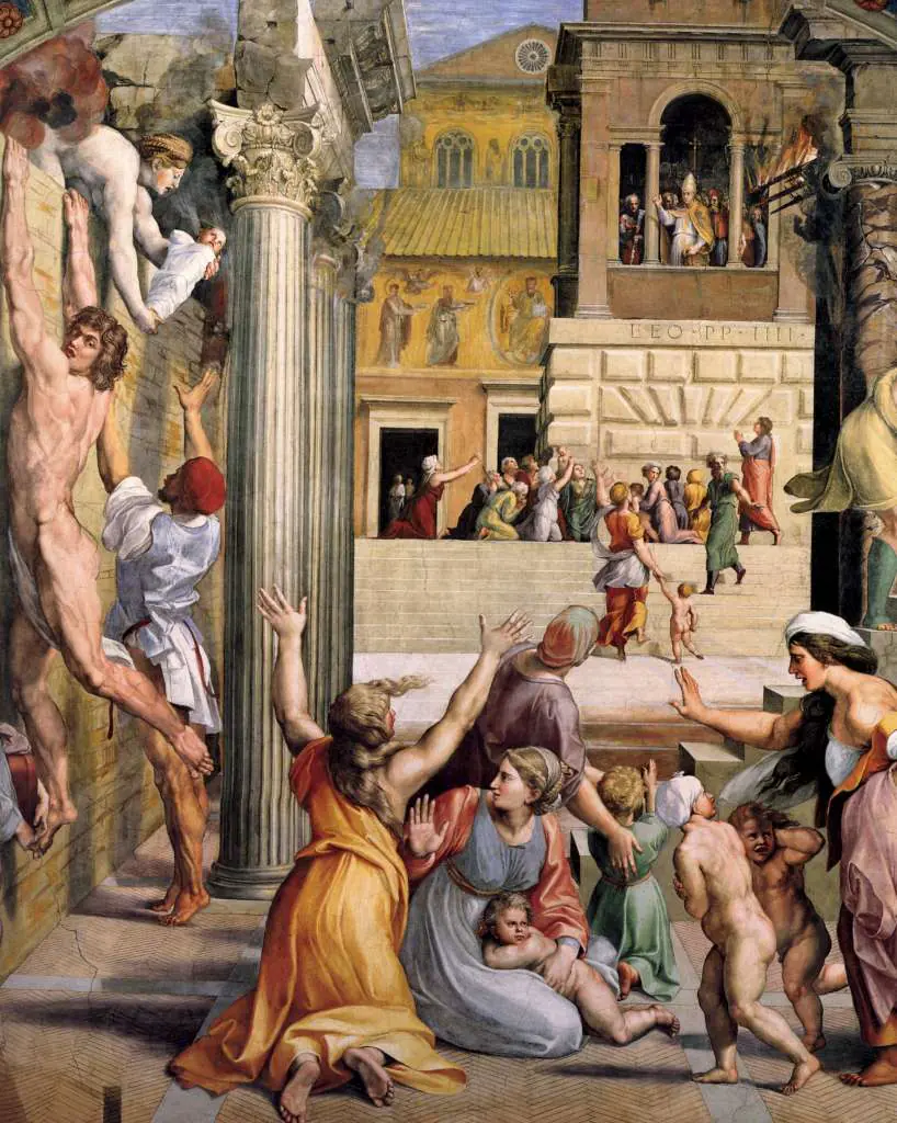 Raphael: Pope Leo Detail
