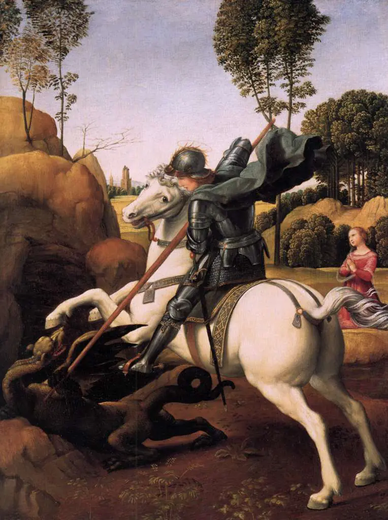 Raphael: Saint George Fighting With The Dragon