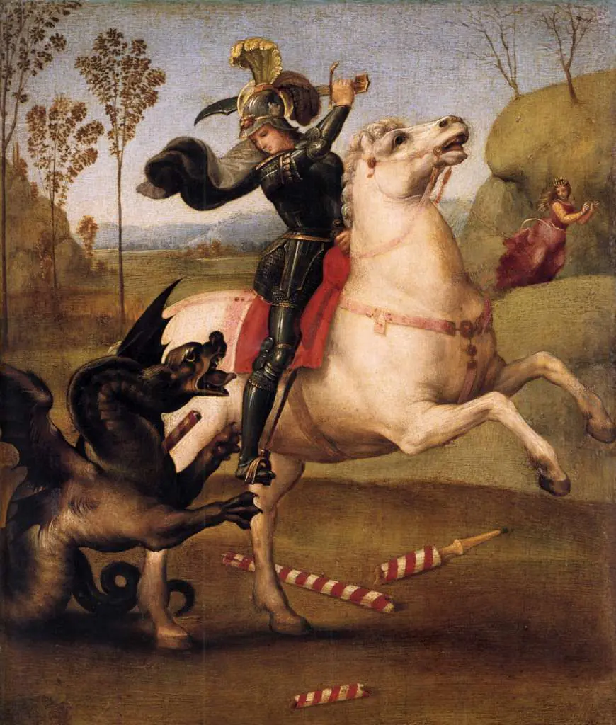 Raphael: Saint George Fighting With The Dragon2