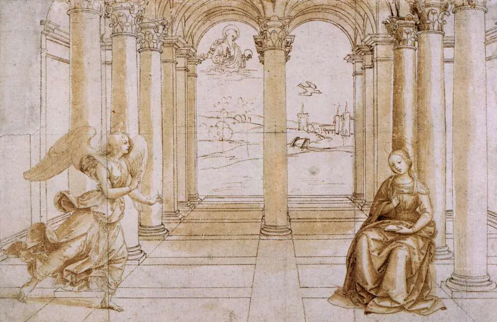 Raphael: Study For Annunciation