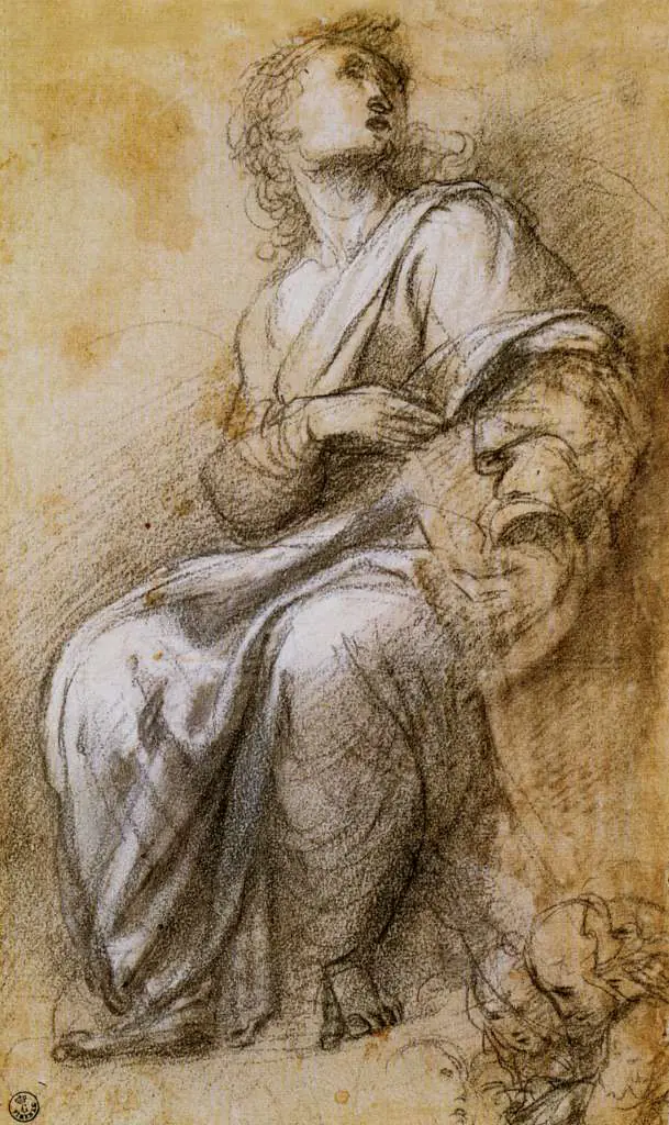 Raphael: Study Of A Saint2