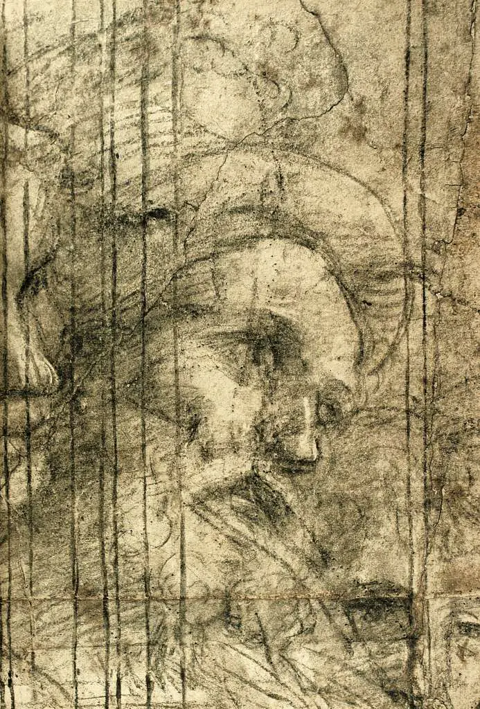 Raphael: The Bearded Man In The Group Of Platon