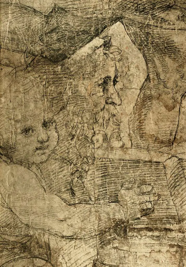Raphael: The Head Of An Old Man With A Baby