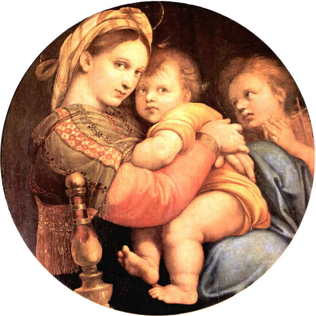 Raphael: Tondo Madonna Della Seggiola