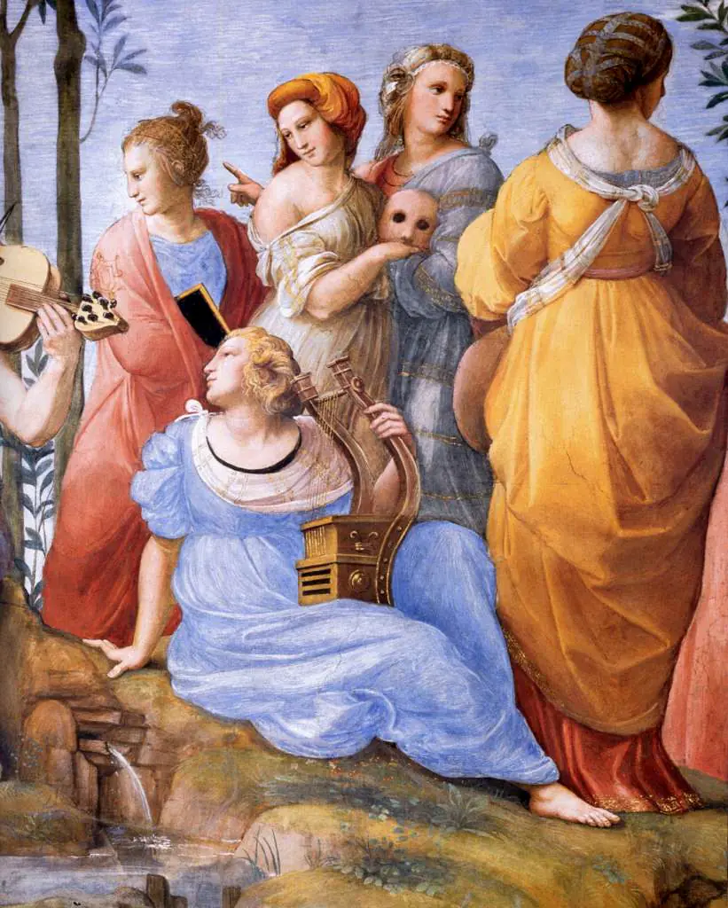 Raphael: Woman With Harp