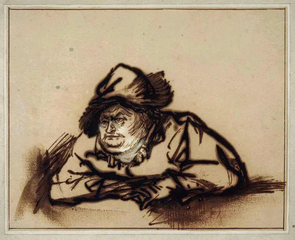Rembrandt: A Corpulent Man