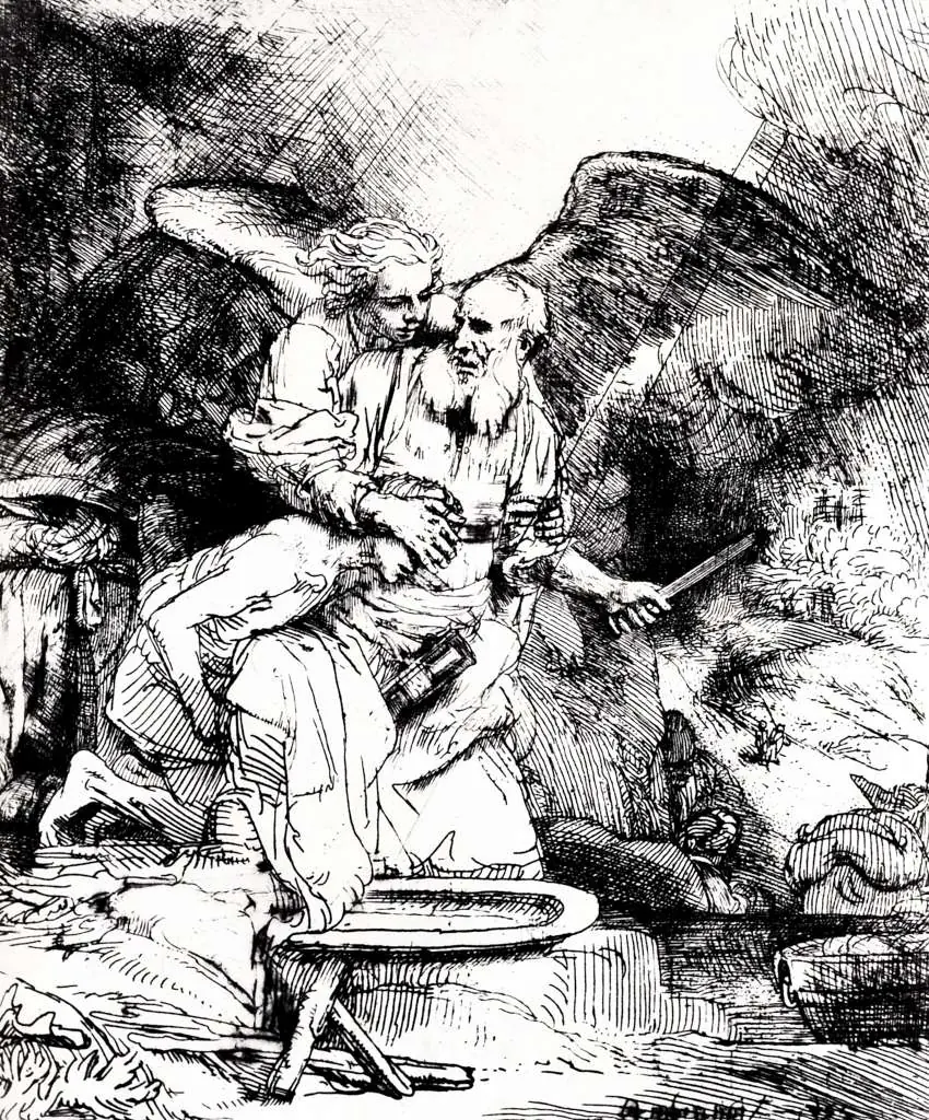 Rembrandt: Abrahams Sacrifice