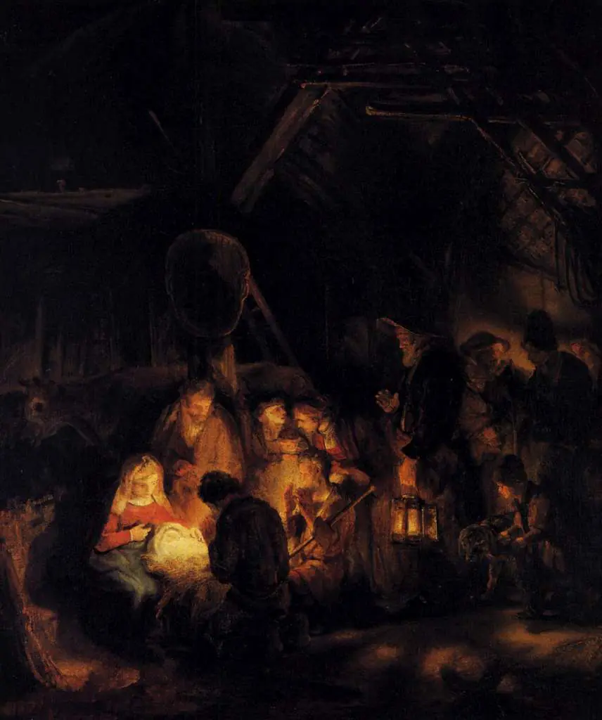 Rembrandt: Adoration Of The Herdsmen
