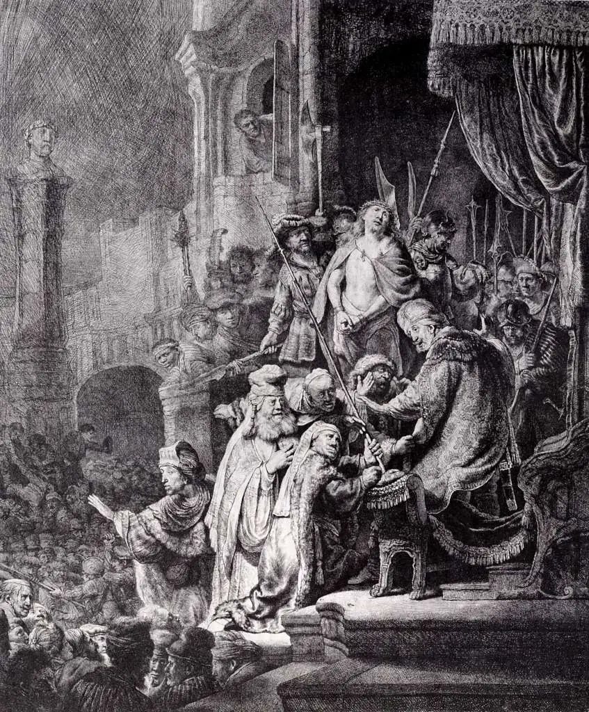 Rembrandt: Christ Before Pilate