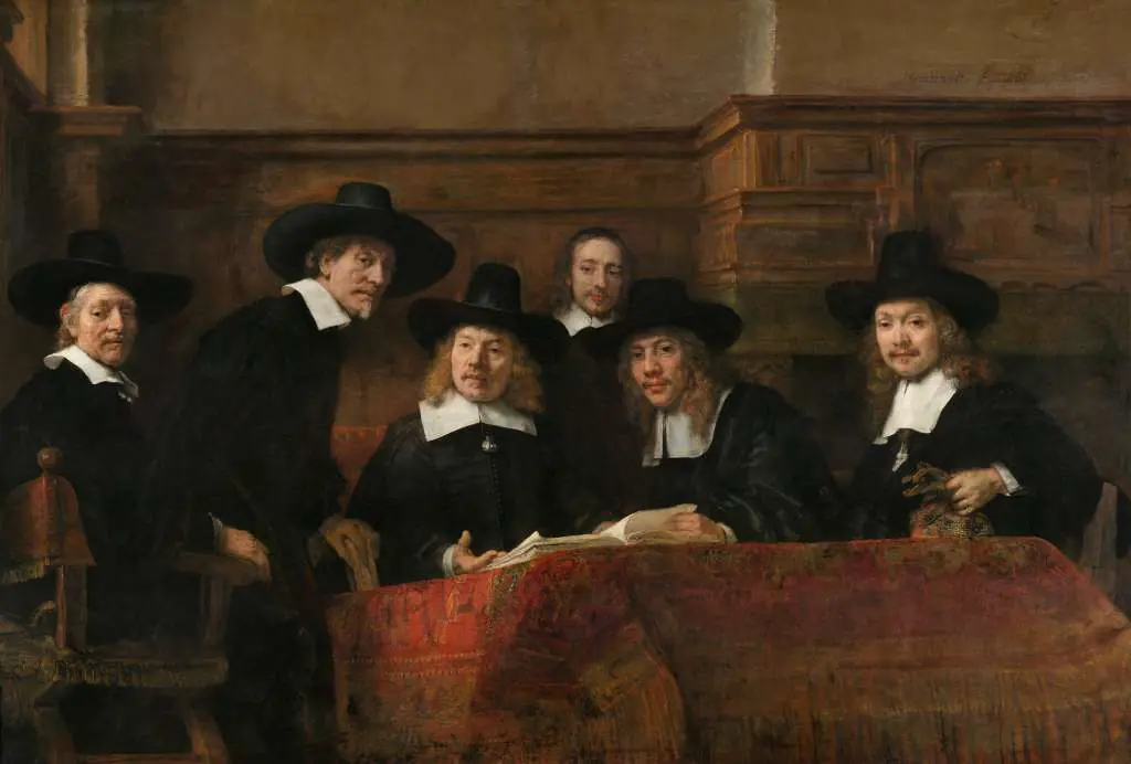 Rembrandt: De Staalmeestershet College Van Staalmeesters