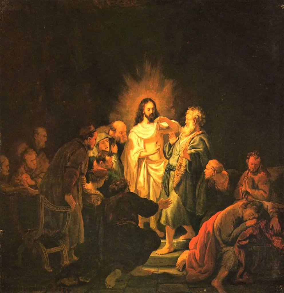 Rembrandt: Disbelieving Thomas