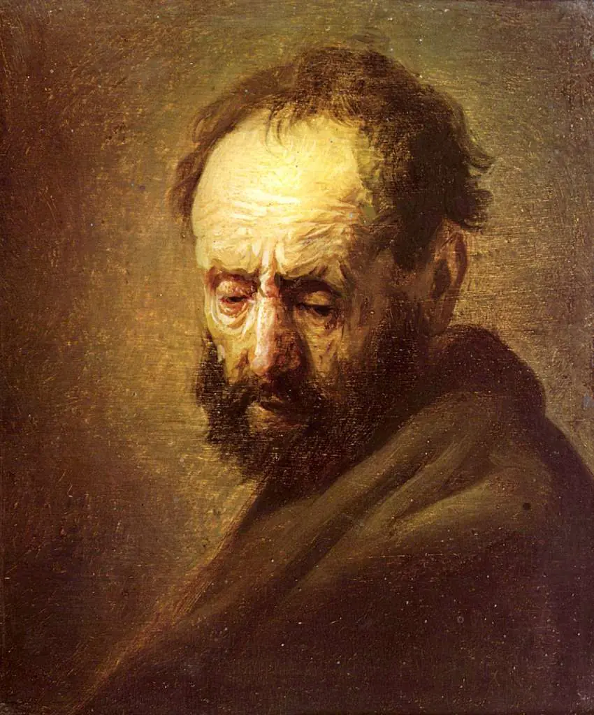 Rembrandt: Head Of A Man