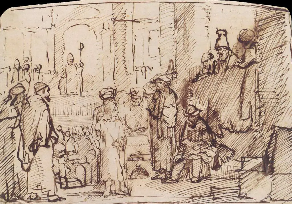 Rembrandt: Jesus Disputing With The Doctors