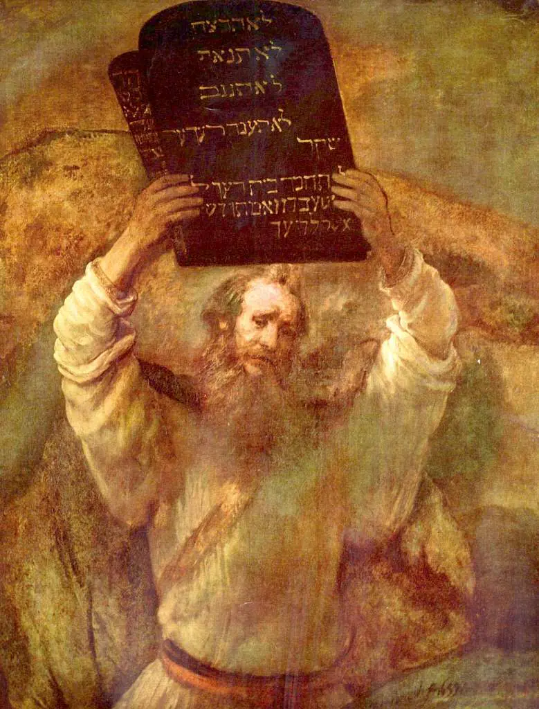 Rembrandt: Moses With The Law Boards
