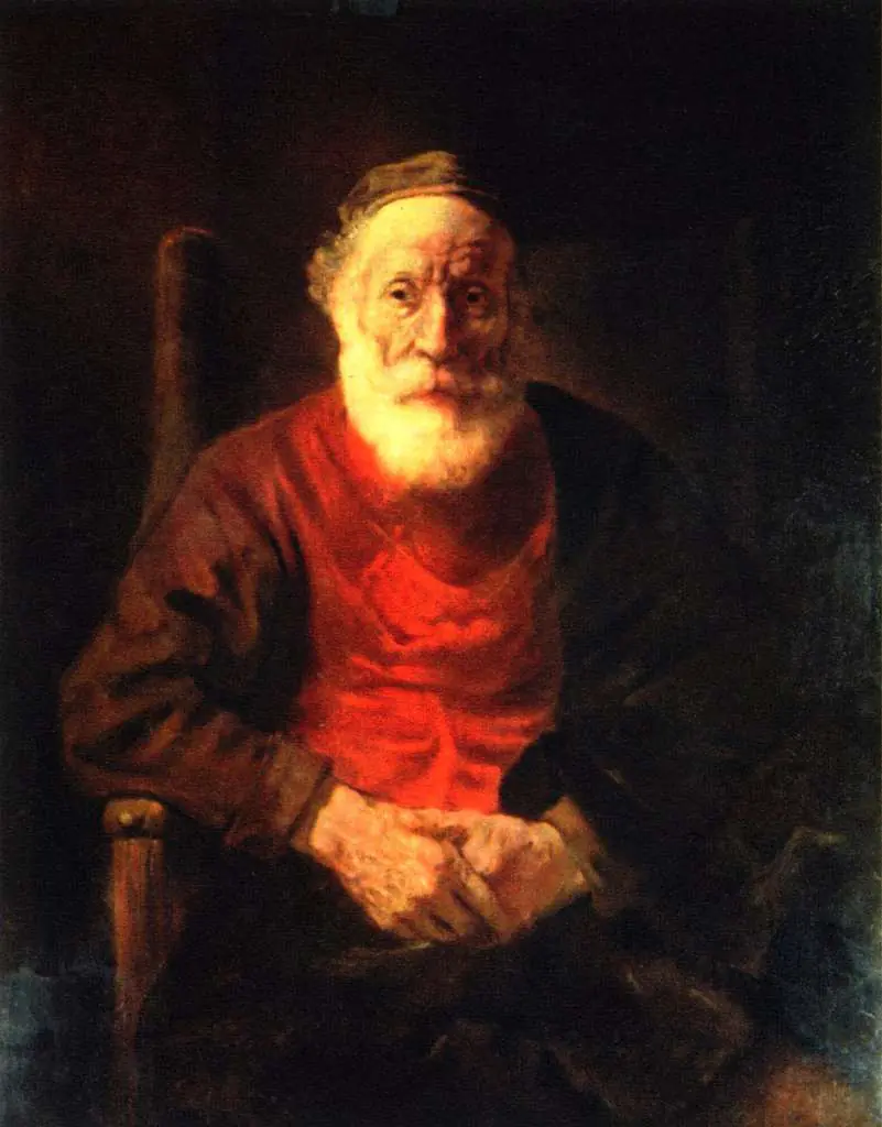 Rembrandt: Old Man On A Chair