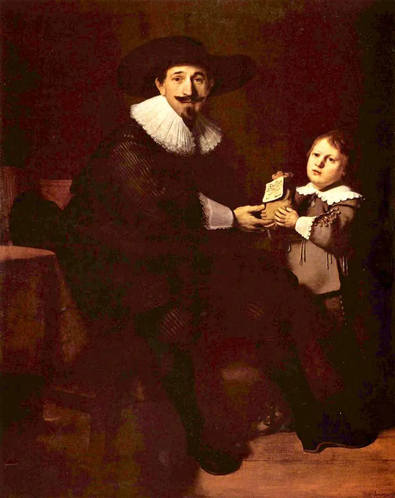 Rembrandt: Portrait Of January Pellicorne And His Son Caspar