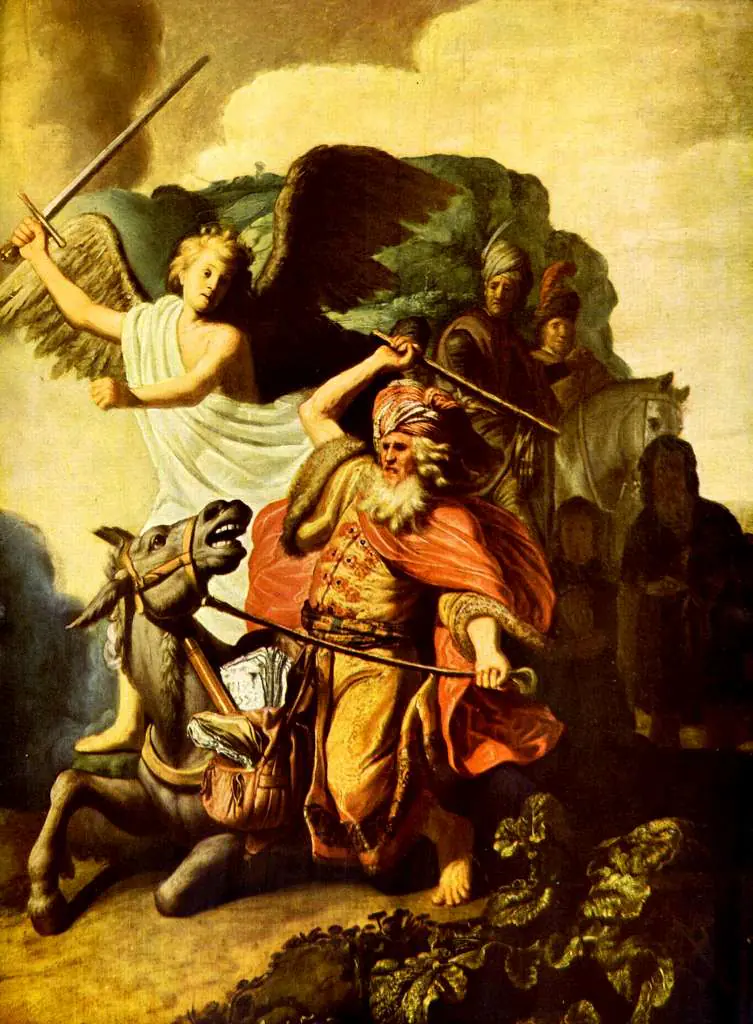 Rembrandt: Prophet Bileam And The Donkey